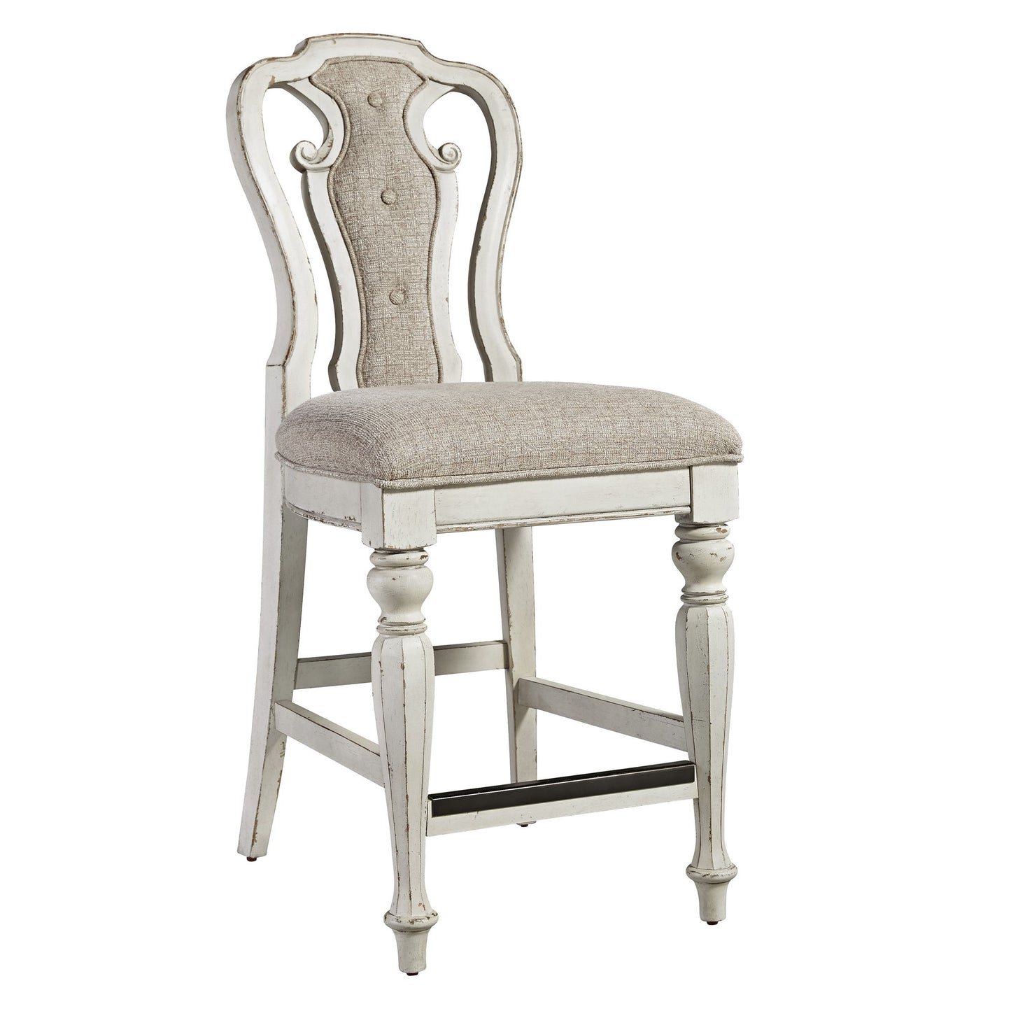 Magnolia Manor - Counter Height Chair - White