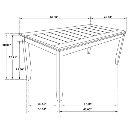 Dalila - Rectangular Dining Table