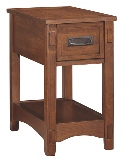 Breegin - Brown - Chair Side End Table - Medium