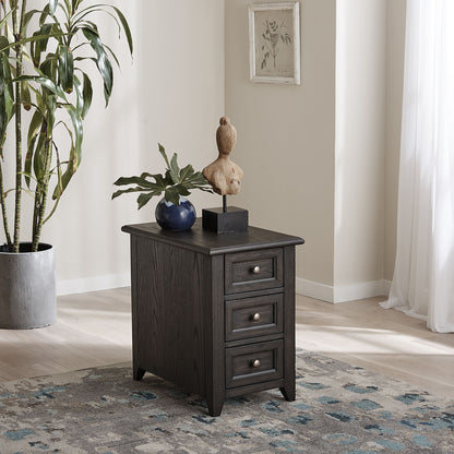 Mill Creek - Chair Side Table - Dark Brown