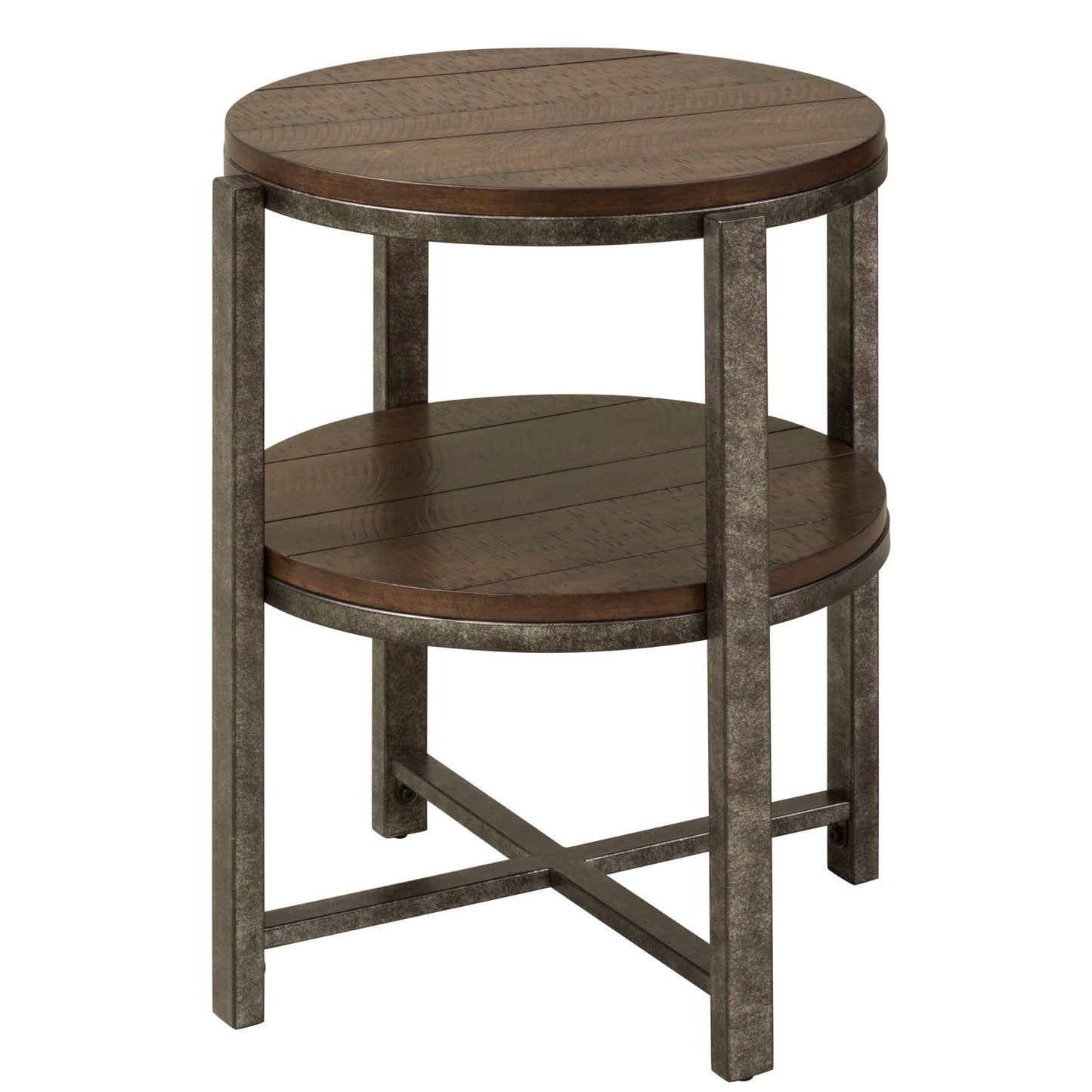 Breckinridge - Round End Table - Dark Brown