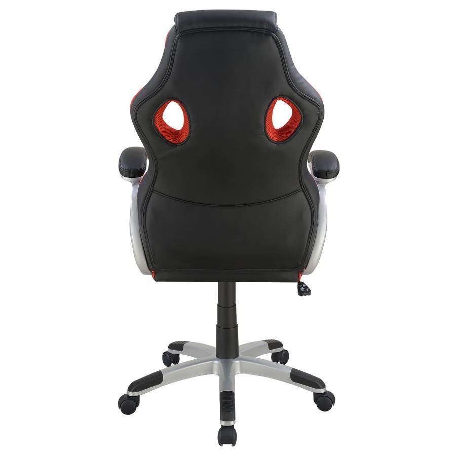Lucas - Upholstered Office Chair - Black And Red