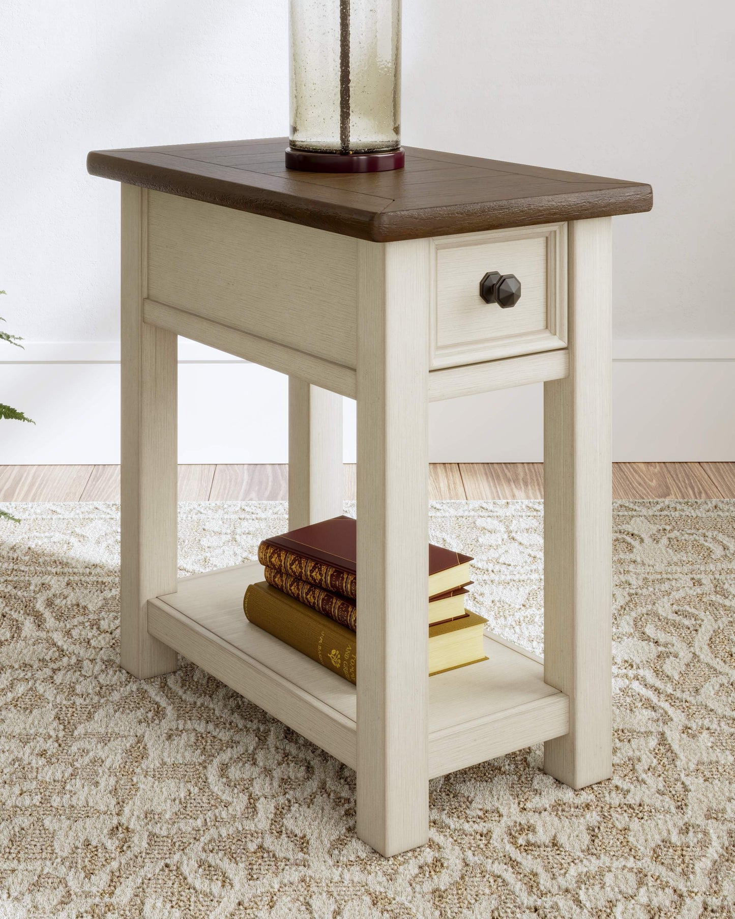 Bolanburg - White / Brown / Beige - Chair Side End Table