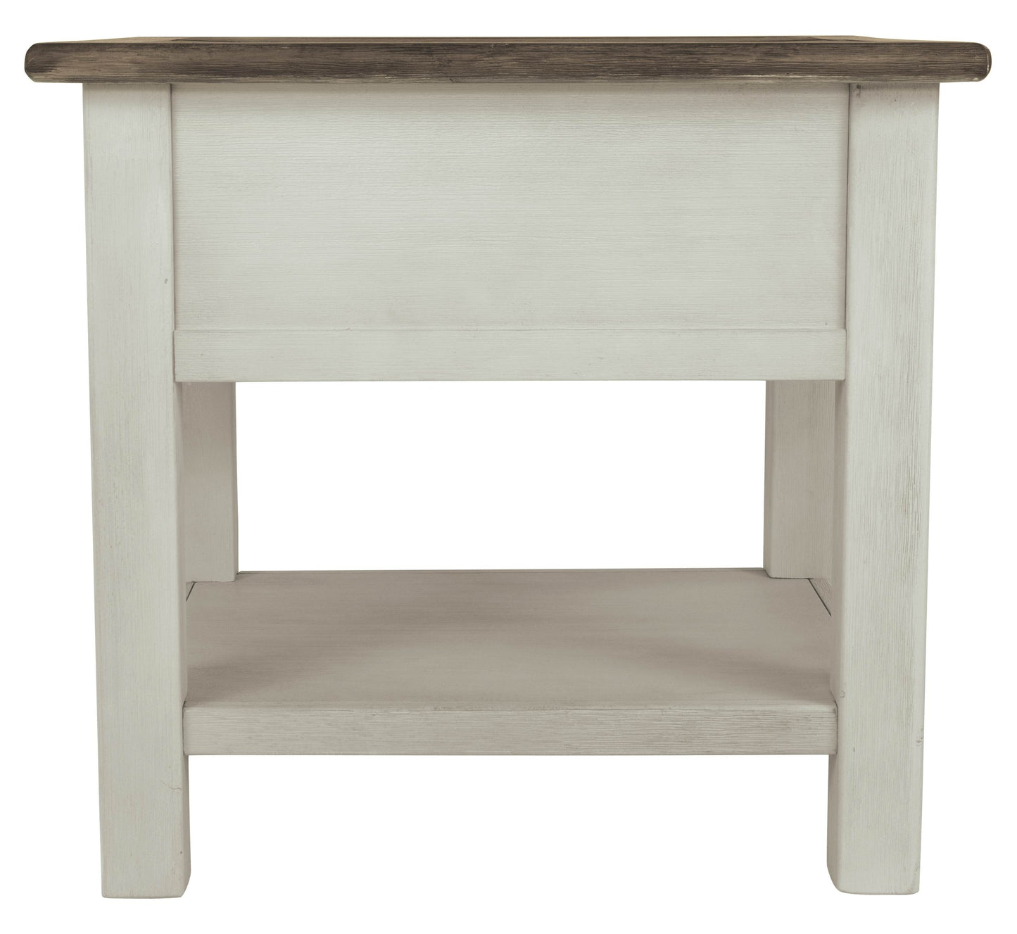 Bolanburg - White / Brown / Beige - Chair Side End Table - Door