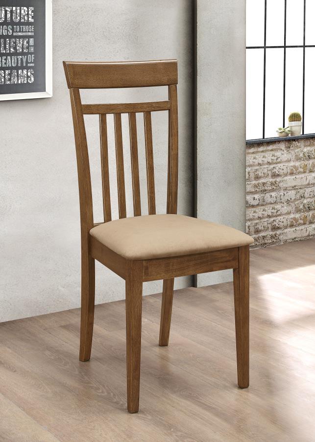 Robles - 5 Piece Dining Set - Chestnut And Tan